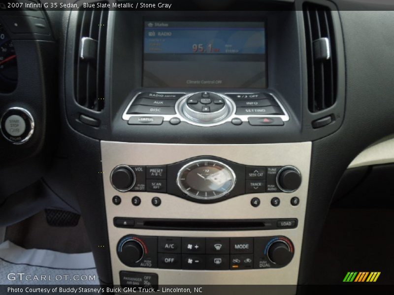 Blue Slate Metallic / Stone Gray 2007 Infiniti G 35 Sedan