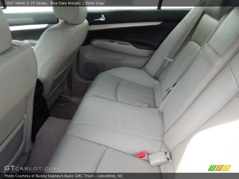 Blue Slate Metallic / Stone Gray 2007 Infiniti G 35 Sedan