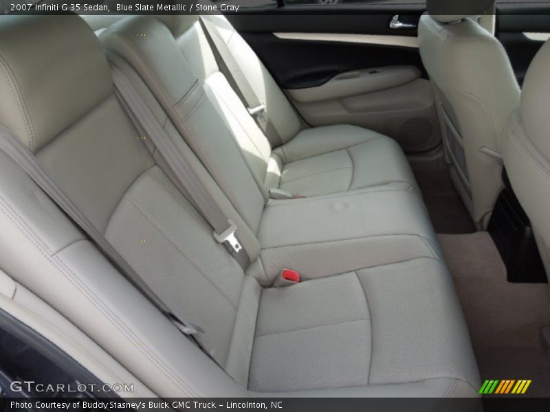 Blue Slate Metallic / Stone Gray 2007 Infiniti G 35 Sedan