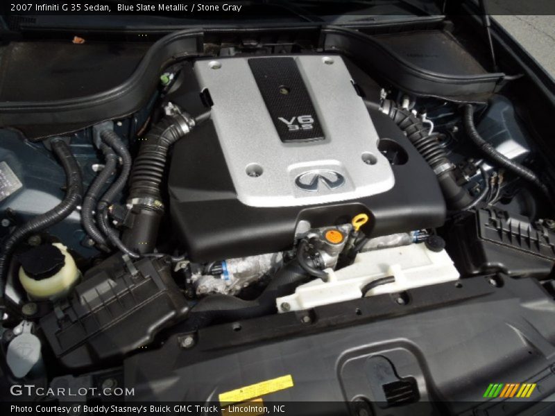 Blue Slate Metallic / Stone Gray 2007 Infiniti G 35 Sedan