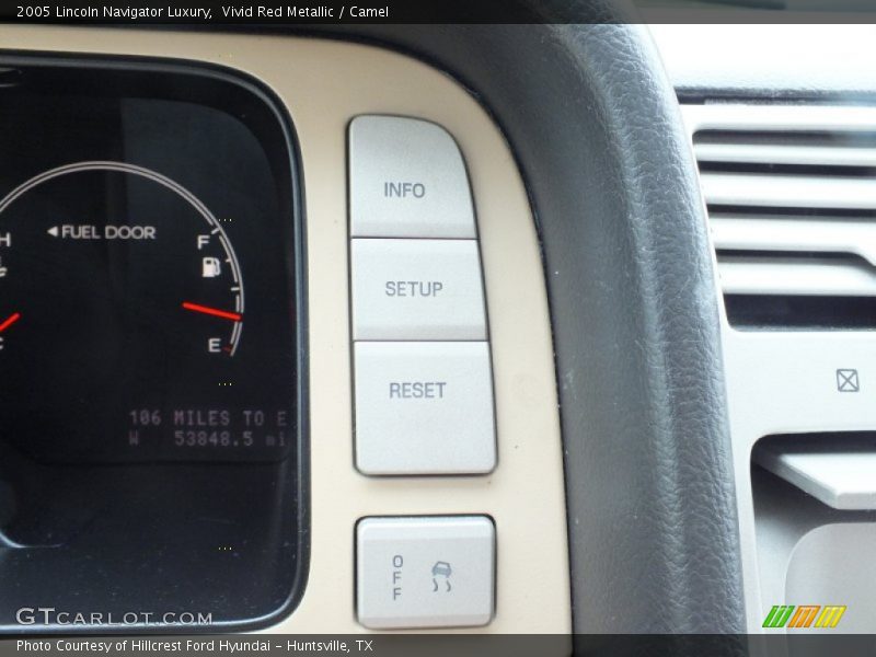 Vivid Red Metallic / Camel 2005 Lincoln Navigator Luxury