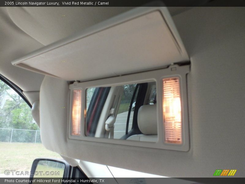 Vivid Red Metallic / Camel 2005 Lincoln Navigator Luxury