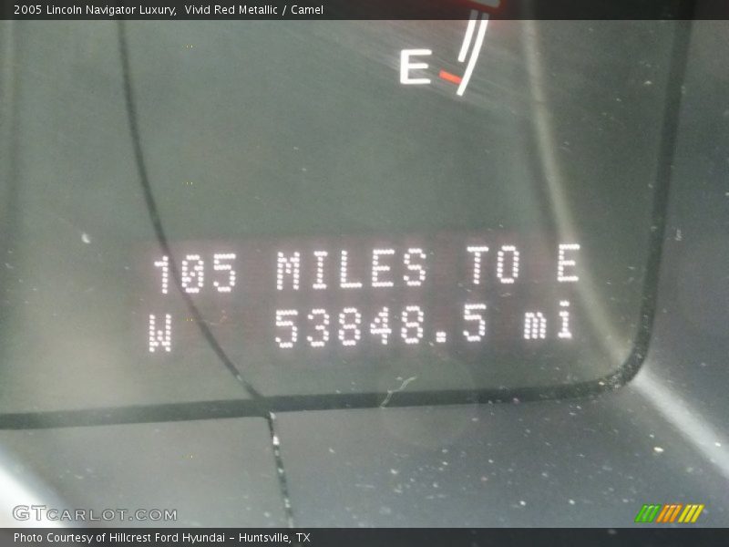 Vivid Red Metallic / Camel 2005 Lincoln Navigator Luxury