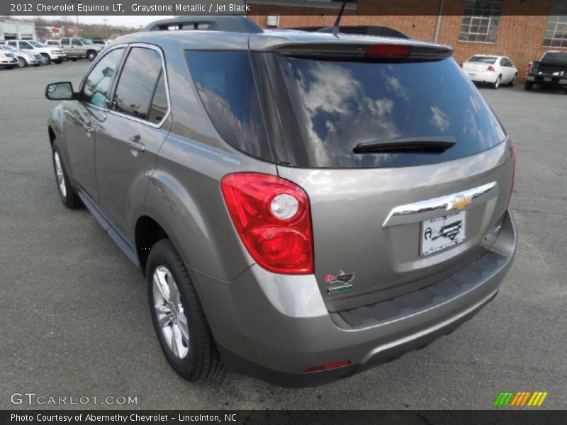 Graystone Metallic / Jet Black 2012 Chevrolet Equinox LT