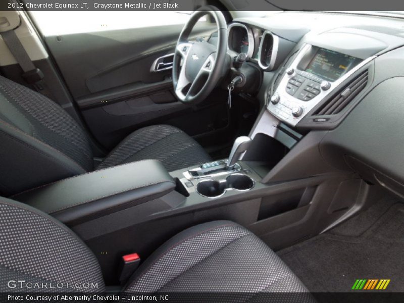 Graystone Metallic / Jet Black 2012 Chevrolet Equinox LT