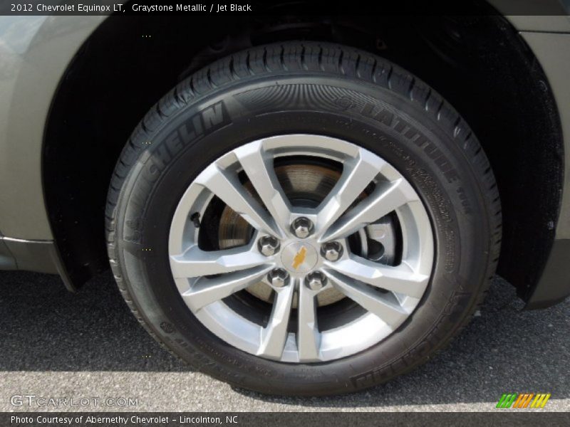 Graystone Metallic / Jet Black 2012 Chevrolet Equinox LT