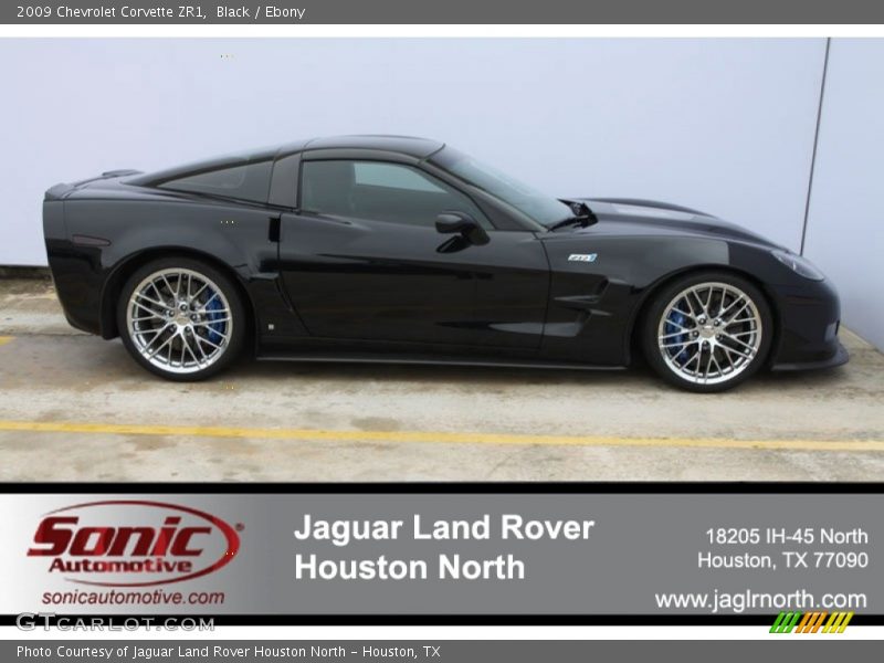 Black / Ebony 2009 Chevrolet Corvette ZR1