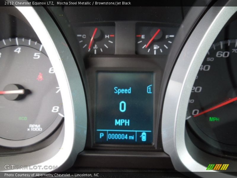 Mocha Steel Metallic / Brownstone/Jet Black 2012 Chevrolet Equinox LTZ