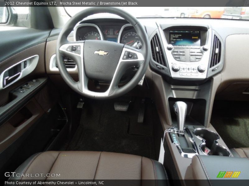 Mocha Steel Metallic / Brownstone/Jet Black 2012 Chevrolet Equinox LTZ