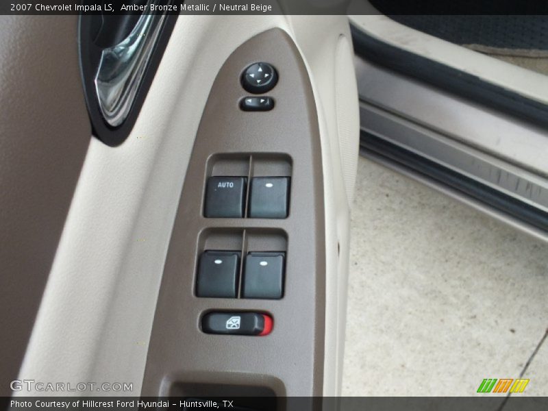 Amber Bronze Metallic / Neutral Beige 2007 Chevrolet Impala LS