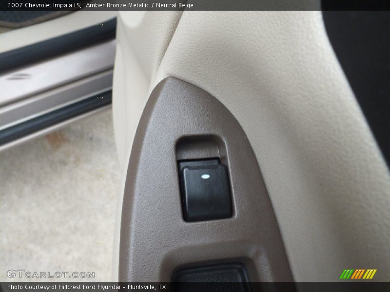 Amber Bronze Metallic / Neutral Beige 2007 Chevrolet Impala LS