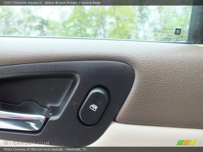Amber Bronze Metallic / Neutral Beige 2007 Chevrolet Impala LS