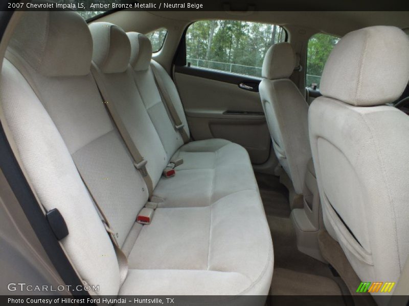 Amber Bronze Metallic / Neutral Beige 2007 Chevrolet Impala LS