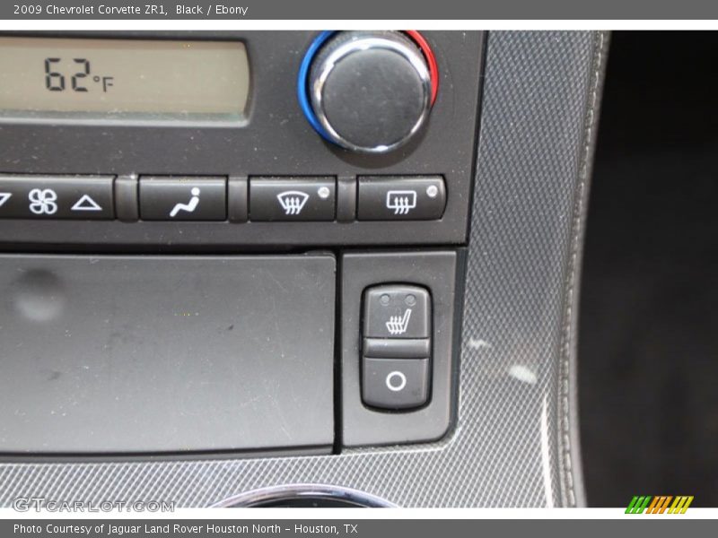 Controls of 2009 Corvette ZR1
