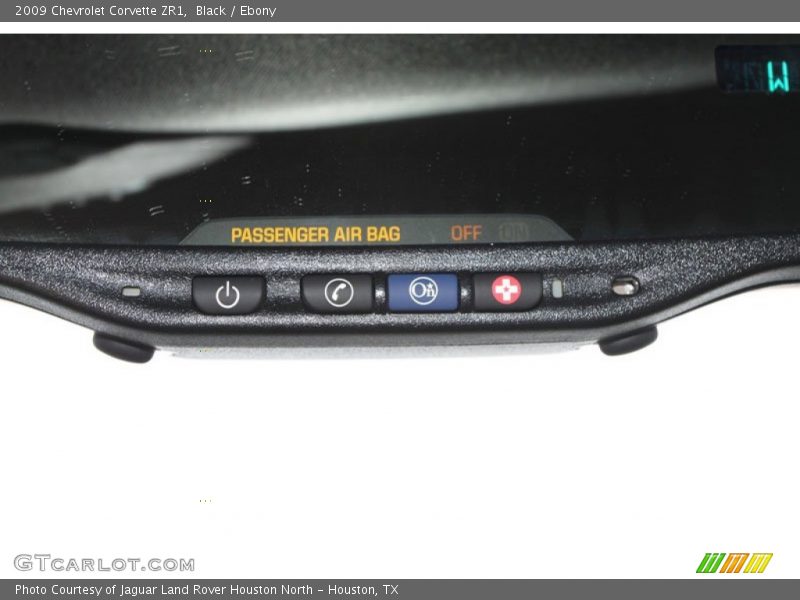 Controls of 2009 Corvette ZR1