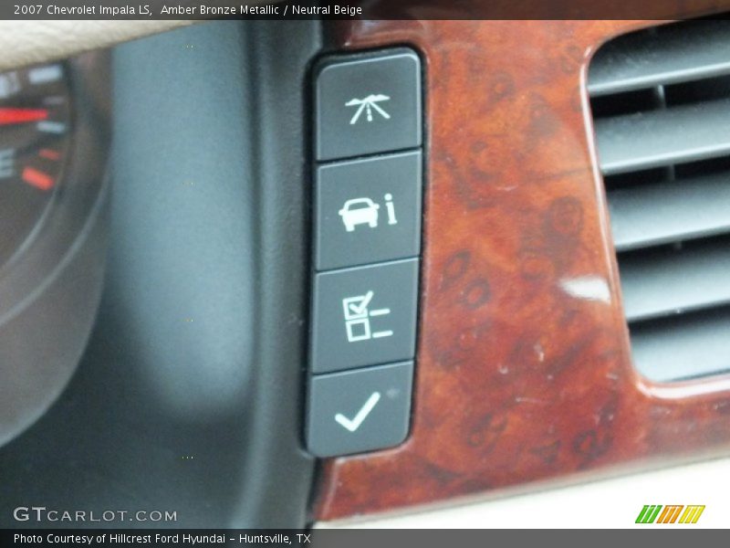 Amber Bronze Metallic / Neutral Beige 2007 Chevrolet Impala LS