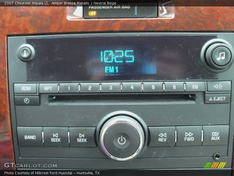 Amber Bronze Metallic / Neutral Beige 2007 Chevrolet Impala LS