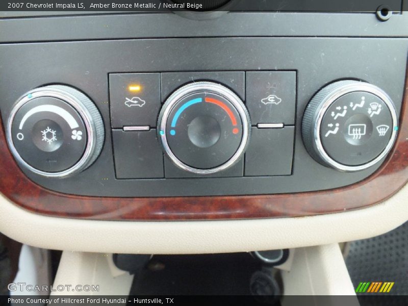 Amber Bronze Metallic / Neutral Beige 2007 Chevrolet Impala LS