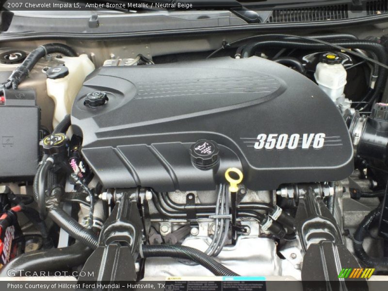 Amber Bronze Metallic / Neutral Beige 2007 Chevrolet Impala LS