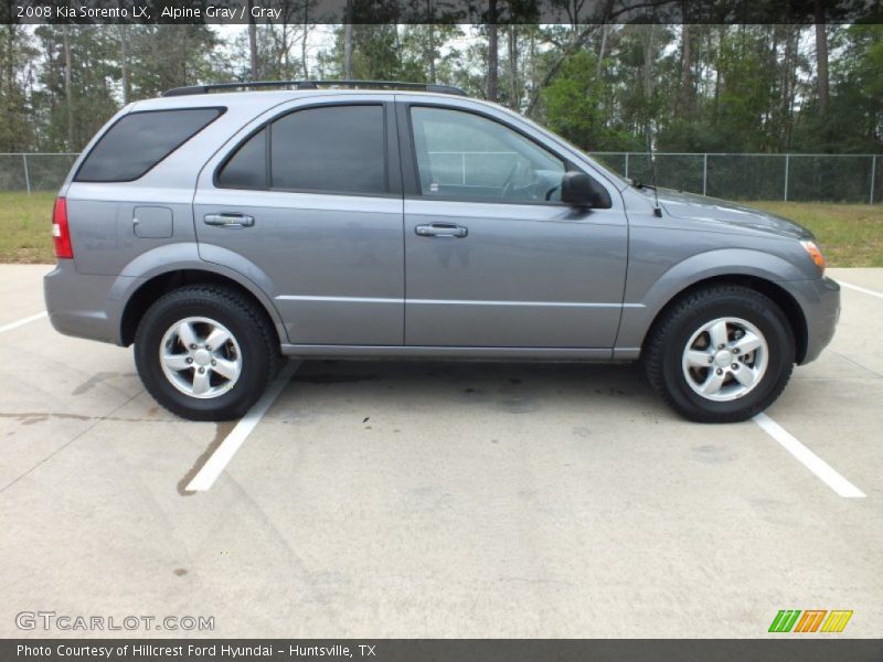 Alpine Gray / Gray 2008 Kia Sorento LX