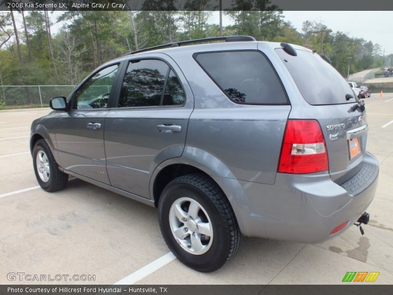 Alpine Gray / Gray 2008 Kia Sorento LX