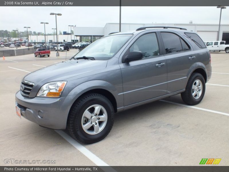 Alpine Gray / Gray 2008 Kia Sorento LX