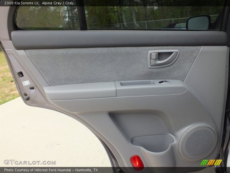 Alpine Gray / Gray 2008 Kia Sorento LX