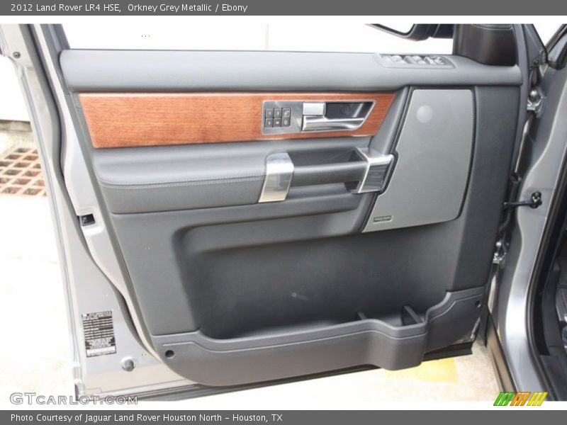 Orkney Grey Metallic / Ebony 2012 Land Rover LR4 HSE