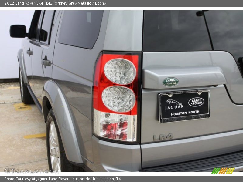Orkney Grey Metallic / Ebony 2012 Land Rover LR4 HSE