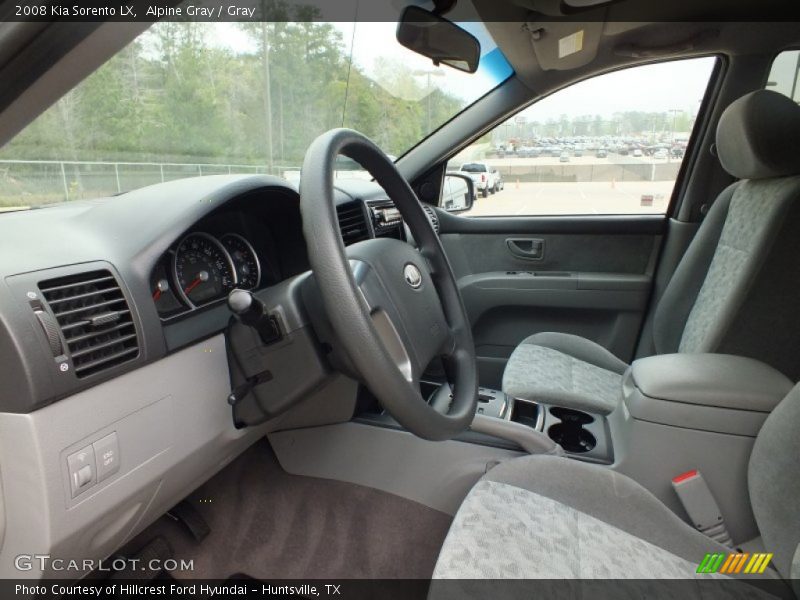 Alpine Gray / Gray 2008 Kia Sorento LX