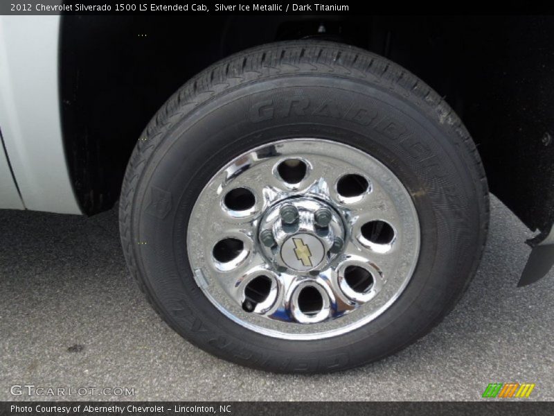 Silver Ice Metallic / Dark Titanium 2012 Chevrolet Silverado 1500 LS Extended Cab
