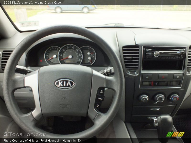 Alpine Gray / Gray 2008 Kia Sorento LX