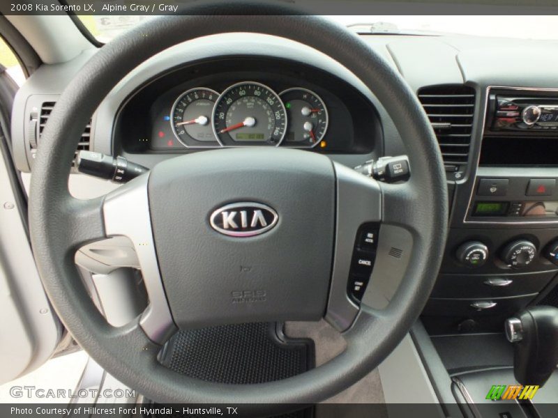 Alpine Gray / Gray 2008 Kia Sorento LX