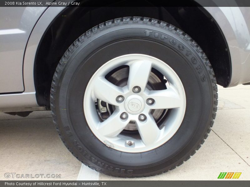 Alpine Gray / Gray 2008 Kia Sorento LX