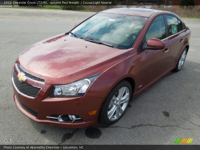 Autumn Red Metallic / Cocoa/Light Neutral 2012 Chevrolet Cruze LTZ/RS