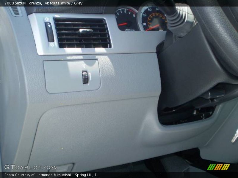 Absolute White / Grey 2008 Suzuki Forenza