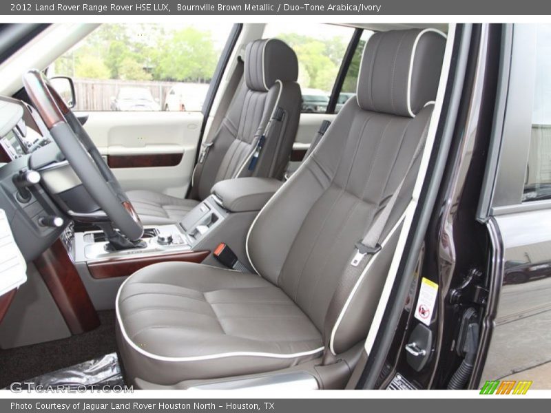 2012 Range Rover HSE LUX Duo-Tone Arabica/Ivory Interior
