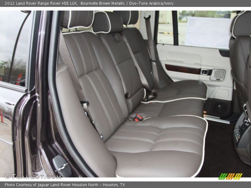 Rear Seat of 2012 Range Rover HSE LUX