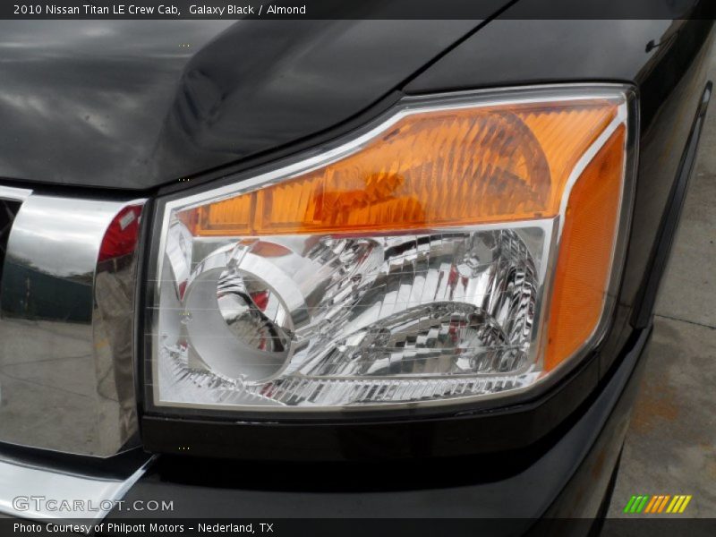 Galaxy Black / Almond 2010 Nissan Titan LE Crew Cab