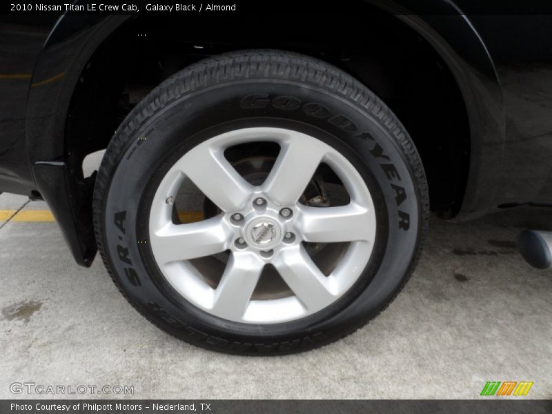 Galaxy Black / Almond 2010 Nissan Titan LE Crew Cab