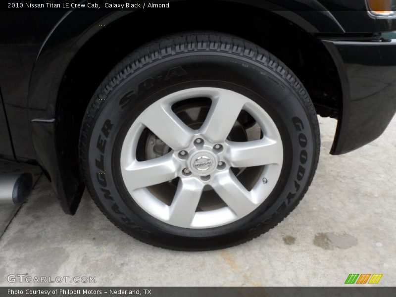 Galaxy Black / Almond 2010 Nissan Titan LE Crew Cab