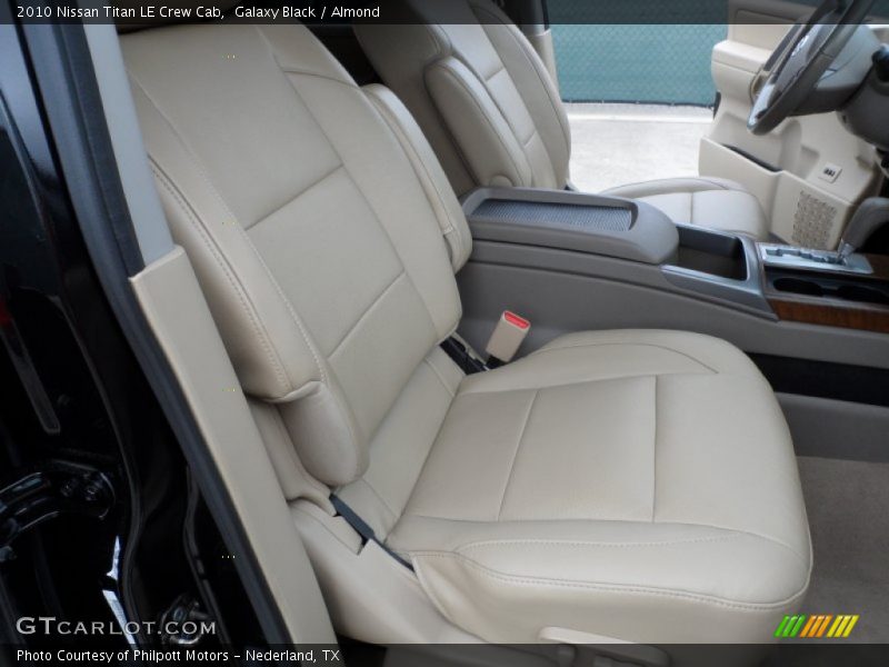 Galaxy Black / Almond 2010 Nissan Titan LE Crew Cab
