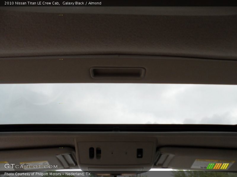 Galaxy Black / Almond 2010 Nissan Titan LE Crew Cab