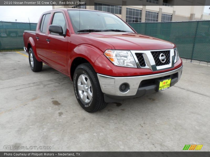 Red Brick / Steel 2010 Nissan Frontier SE Crew Cab