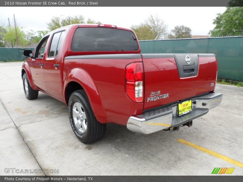 Red Brick / Steel 2010 Nissan Frontier SE Crew Cab