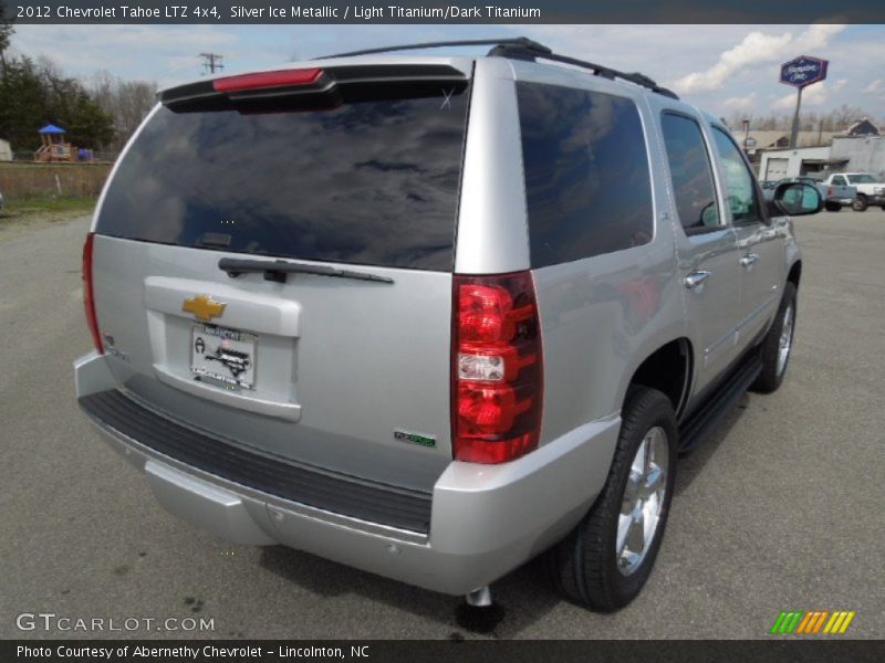 Silver Ice Metallic / Light Titanium/Dark Titanium 2012 Chevrolet Tahoe LTZ 4x4