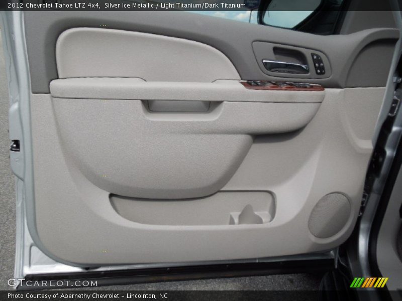 Silver Ice Metallic / Light Titanium/Dark Titanium 2012 Chevrolet Tahoe LTZ 4x4