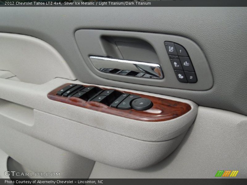 Silver Ice Metallic / Light Titanium/Dark Titanium 2012 Chevrolet Tahoe LTZ 4x4