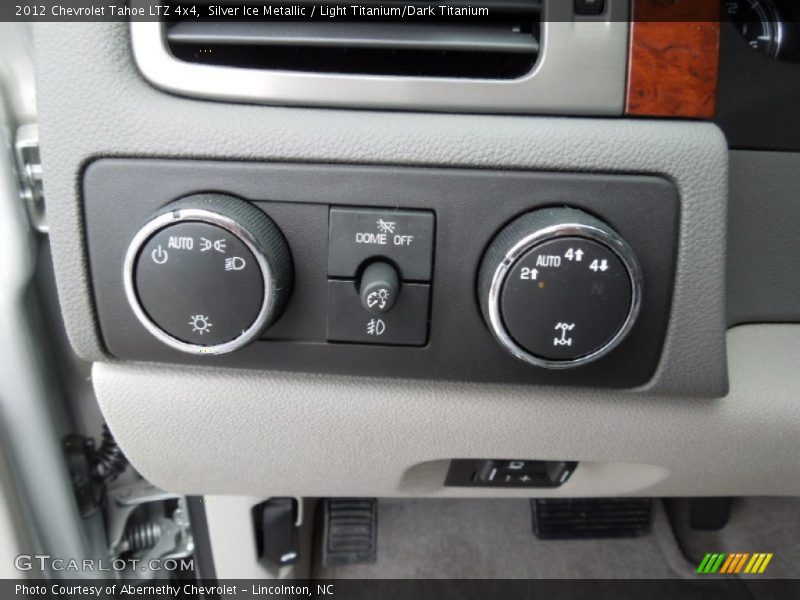Silver Ice Metallic / Light Titanium/Dark Titanium 2012 Chevrolet Tahoe LTZ 4x4