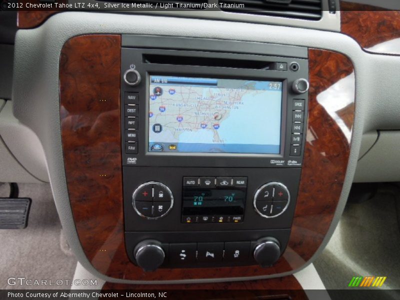 Silver Ice Metallic / Light Titanium/Dark Titanium 2012 Chevrolet Tahoe LTZ 4x4